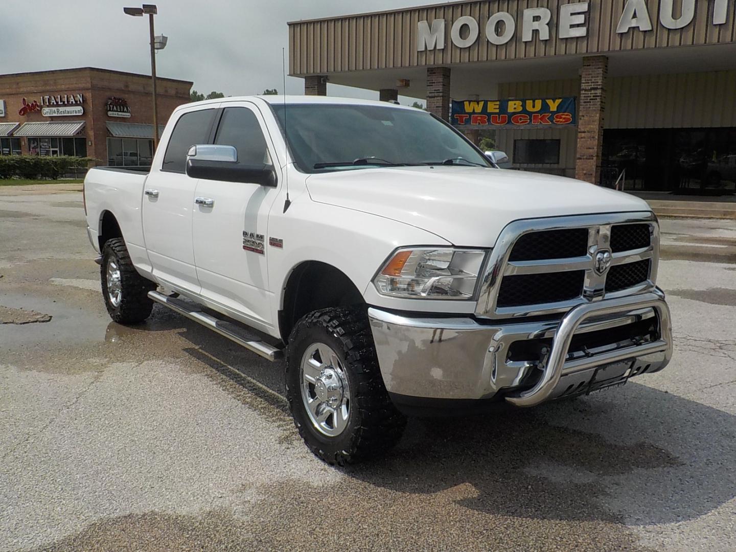 2015 White /Gray Ram 2500 SLT (3C6TR5DT1FG) with an 5.7-Liter 8 Cylinder Engine engine, Automatic transmission, located at 1617 W Church Street, Livingston, TX, 77351, (936) 327-3600, 30.710995, -94.951157 - 3/4 ton 4X4!! These kind are hard to find!! 5.7L HEMI!! - Photo#1